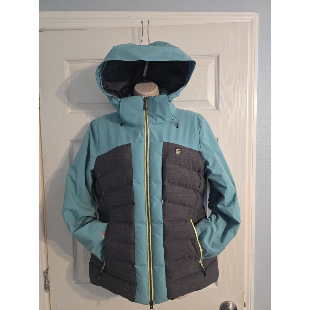 Women's Down Puffer 600 Jacket Orage Snow Ski Retro Waterproof Y2k Bells&whistle